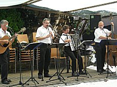 angestrengte Musiker