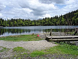 Blick ber den Feldsee nach Norden zu