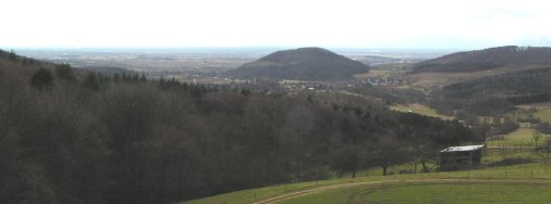 Blick ber's sdliche Rheintal