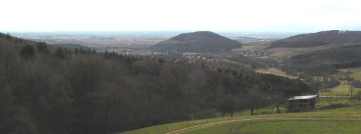 Blick über's südliche Rheintal