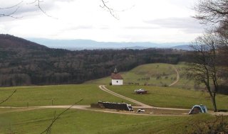 Blick zu den Vogesen