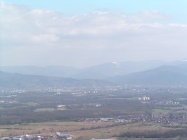 Freiburg, davor Gottenheim und Umkirch