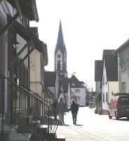 Wieder zurck bei der Kirche in Ihringen