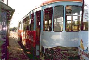 Die Straßenbahn von Antalia
